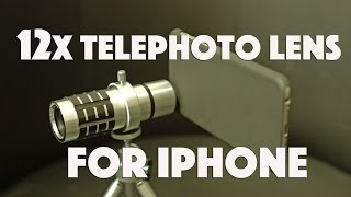 12x Telephoto camera lens kit for iPhone 6 - unboxing and first use