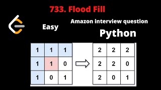 LEETCODE 733 FLOOD FILL PYTHON | DFS