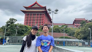 Training with former WTA doubles world No.1 Hsieh su wei. #tennis #fyp