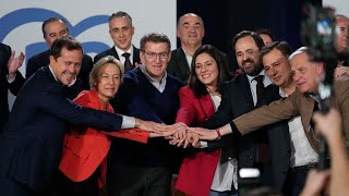 Alberto Núñez Feijóo y Paco Núñez participan en un acto en Cuenca