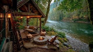 The peaceful summer porch everyone dreams about 🌿 River & Real Nature Birds Ambience for Sleeping