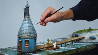 Creating the Moomin Universe - Bathhouse Diorama