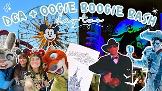 DISNEYLAND DAY 2 | california adventure, lamplight lounge + oogie boogie bash