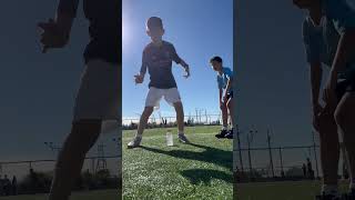 Water bottle bicycle kick#footballsoccer #soccerball #soccer