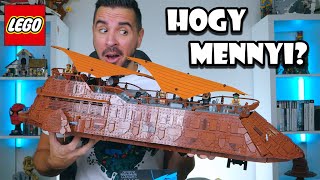 WOW...Megér ez 205.000 Ft-ot?  || LEGO Star Wars 75397 UCS Jabba vitorlás bárkája