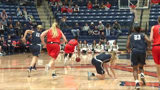 Live Stream Highlights - Women's Basketball - MIAA Tournament - OT win over Trine (1st Half)