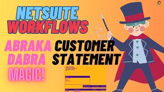 NetSuite Workflows: Customer Statement Workflow