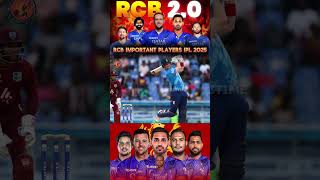 🔴LIVE : RCB Important Players IPL 2025💥| #ipl2025 #cricket #ytshorts #ipl #iplauction #rcb #msdhoni