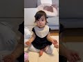 投げキッスをする娘が可愛くて😍❤️ 投げキッス キス 1歳 throw kiss kiss baby cute