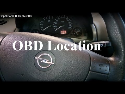 Opel Corsa B, Złącze OBD - YouTube