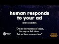 [f4a] Alien listener cuddles human [creature listener] [alien snuggles] [sweet] [kind]