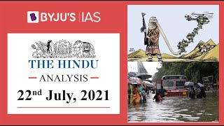 'The Hindu' Analysis for 22nd July, 2021. (Current Affairs for UPSC/IAS)