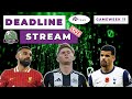 The Planet FPL GW11 Deadline Stream Live! In Partnership With FPL Team | Planet FPL 2024/25