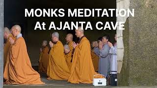 BUDDHIST MEDITATION at AJANTA CAVES