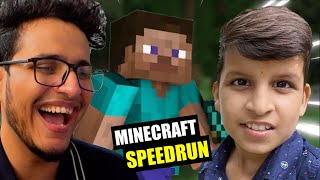 @piyushjocgaming Challenged Me to Minecraft Speedrun