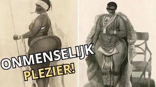 Het ongelooflijke en wrede verhaal van Sarah Baartman: de vrouw die in als monster wordt getoond!