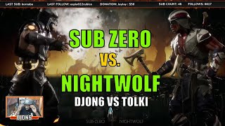 SUB ZERO VS NIGHTWOLF - DJON6 VS TOLKkICL - MK11 Ultimate FT5