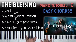 The Blessing | Piano Tutorial Easy | C
