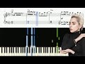Lady Gaga - The Cure - Piano Tutorial + SHEETS