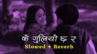 K Guliyo Chha Ra_Sakhar Chini | Slowed + Reverb | Padam Rai | Melina Rai | R e v e r b Nepal