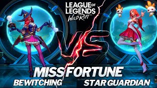 Bewitching VS Star Guardian Miss Fortune ( Skins Comparison ) Wild Rift