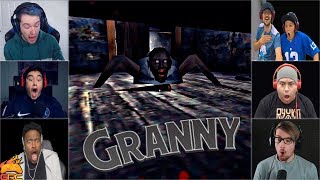 Gamers Reactions to the Granny JUMPSCARE | Granny