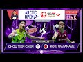 CHOU TIEN CHEN 🇹🇼 vs. KOKI WATANABE 🇯🇵 LIVE! Arctic Open 2024 SFs | Darence Chan Watchalong