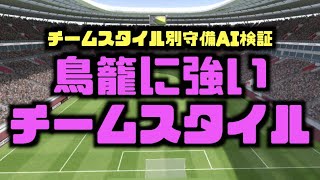 【守備AI検証】鳥籠に強いチームスタイルは？＜#efootball #２１＞