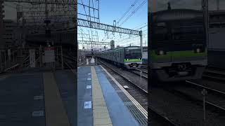 【京王線到着動画】北野駅に到着する各駅停車調布行きの都営新宿線10-300形　#Shorts