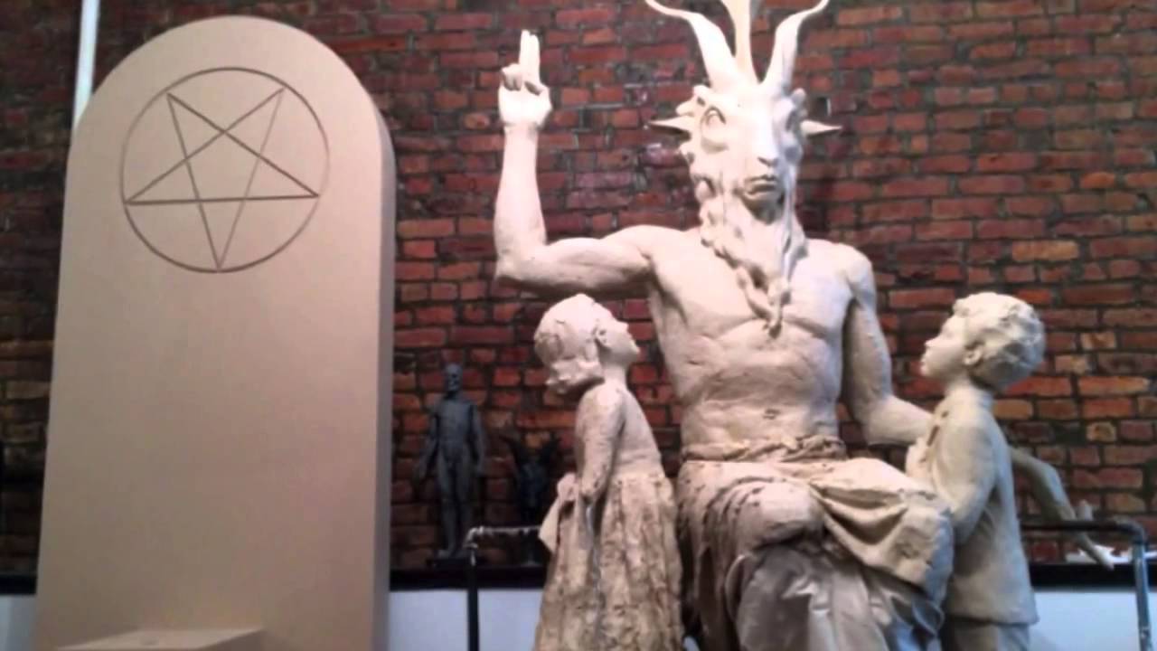 Satanic Temple Unveils Satan Statue In Detroit - YouTube