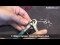 Make Eye Pins and Bead Links with The 1-Step Looper Pliers from The BeadSmith