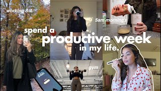 WEEK IN MY LIFE | 5am mornings, balancing an 8-4, shopping, \u0026 being productive