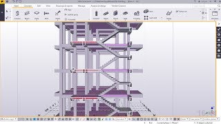 How to Set-up and Create Staircase for RC Buildings | Tekla Structures