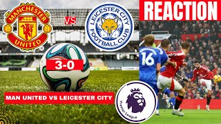 Manchester United vs Leicester City 3-0 Live Premier League Football EPL Match Score Highlights