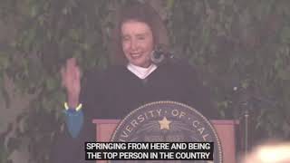 Speaker Pelosi Addresses Undergraduates at UCLA Luskin Commencement