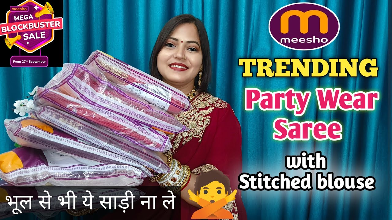 Meesho Latest Saree Collection Meesho Saree Haul Adhira Youtube