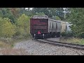 csx l154 18 wb local train in lodgeville wv