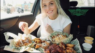 WINGSTOP MUKBANG (voodoo fries, wings + more!)