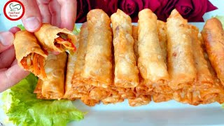 Veg Spring Rolls Recipe | Crispy Vegetable Spring Rolls| Chinese Spring Rolls |Ramzan Special Recipe