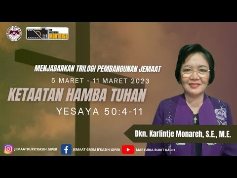 MTPJ (5 - 11 MARET 2023) Bacaan Alkitab YESAYA 50 : 4 - 11 - YouTube