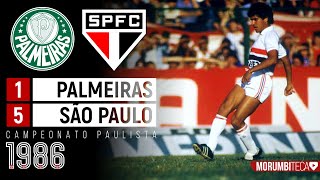 Palmeiras 1x5 São Paulo - 1986 - SILAS, CARECA, MULLER E A GOLEADA TRCOLOR! #spfc1986 #goleadaspfc