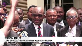 CCT Ruling: Onnoghen's Lawyer Protests Over Judgement, Calls It ‘Unconstitutional’