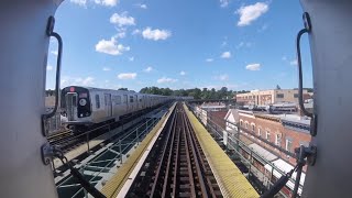 BMT Subway: R42 (J) Express Train RFW from Broad Street to Jamaica Center