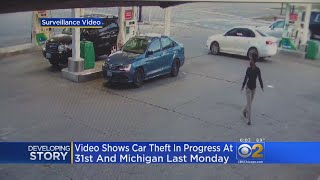 Video Shows Car Theft In Progress