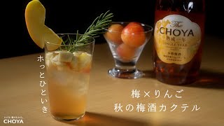 【CHOYA】秋にホッと一息、りんご梅酒カクテル。#choya #チョーヤ梅酒 #チョーヤ #カクテル#19