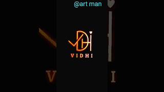 VIDHI name brand logo #shorts #brand #logo