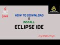 Eclipse IDE Software Installation for Java programming