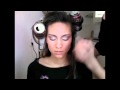 Lady GaGa Telephone make-up inspired look with soda cans up-do