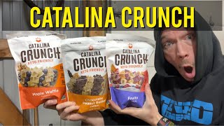 Catalina Crunch Protein Cereal REVIEW | Keto Friendly | Maple Waffle | Fruity | Chocolate PB