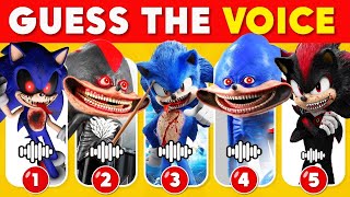 Guess The Sonic Demons The Hedgehog 3 Character by Their Voices 🎬🦔💙 Sonic 3 Trailer Movie Songs Quiz